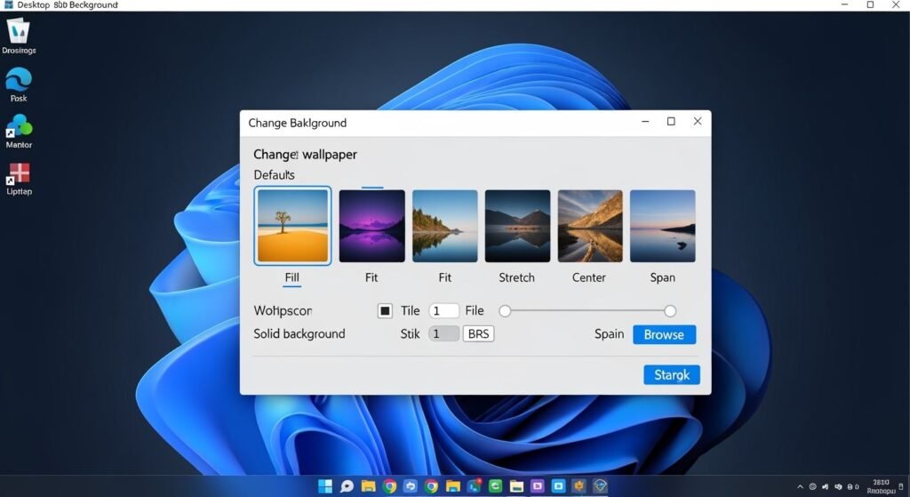 How to change desktop background image 3