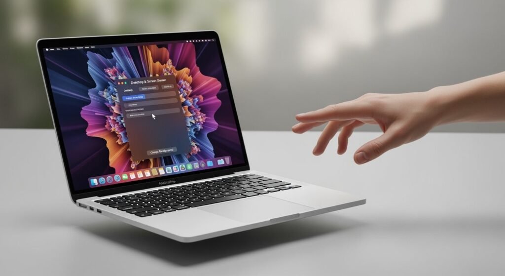 How to change macbook background image