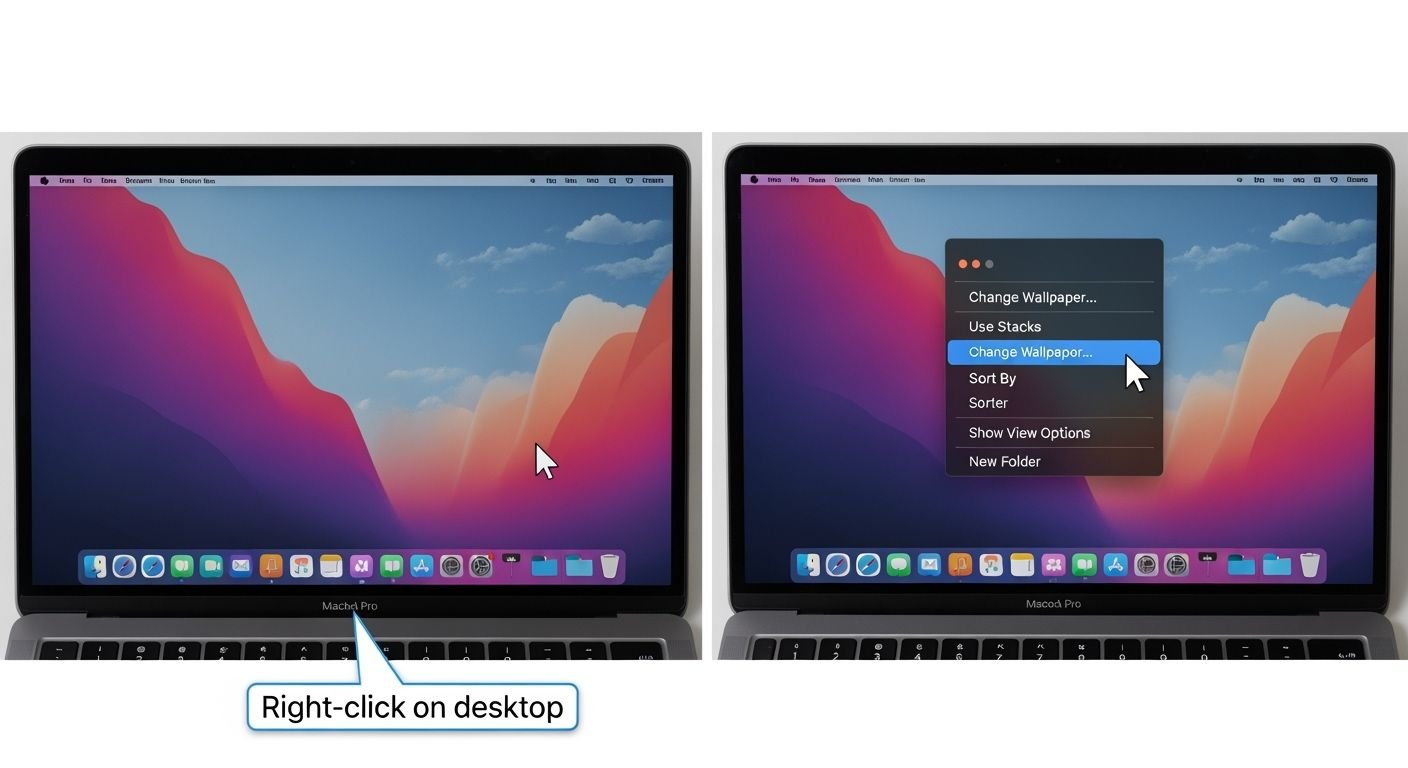 How to change macbook background image 6
