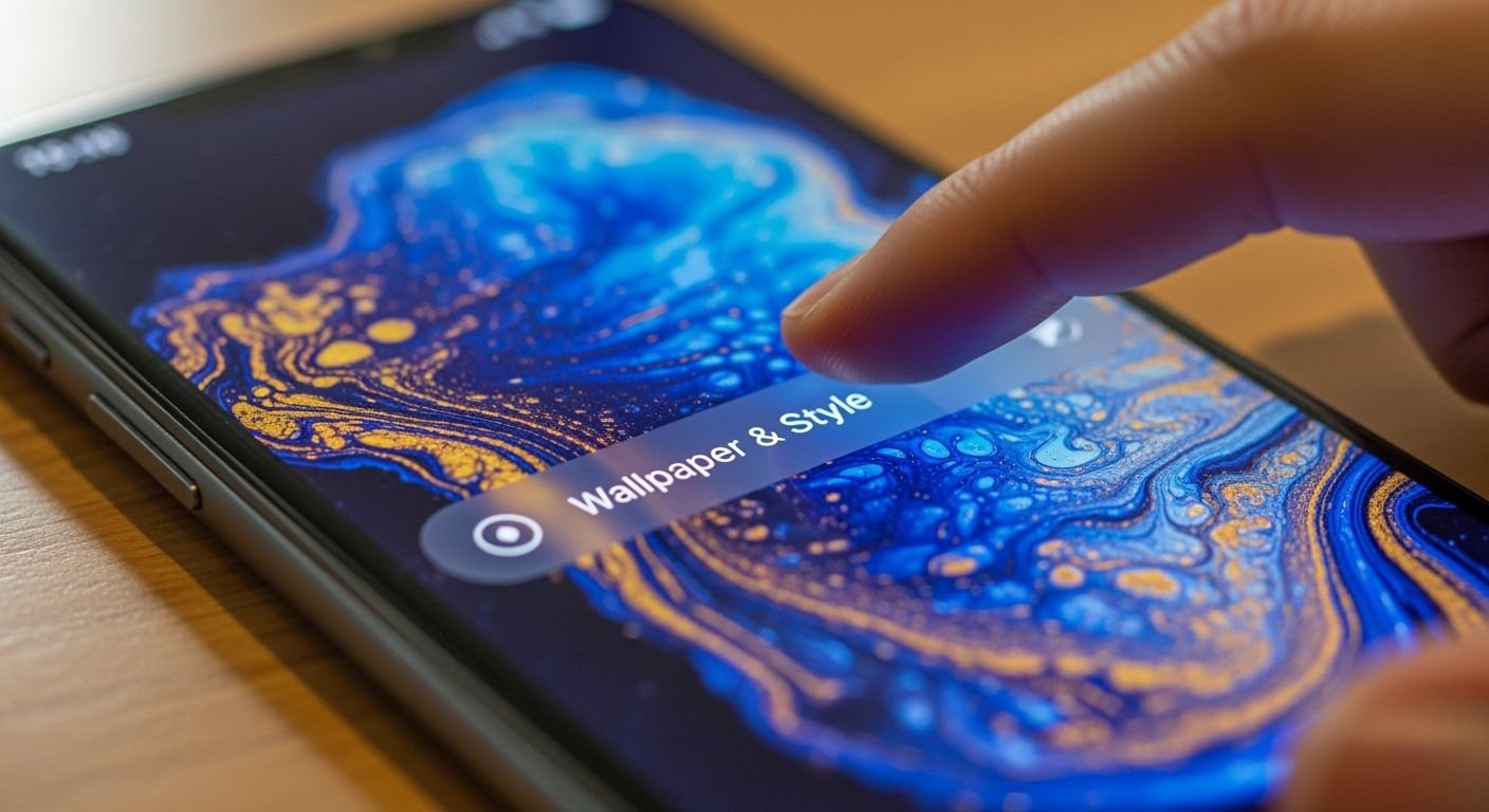 How to change phone background image 3