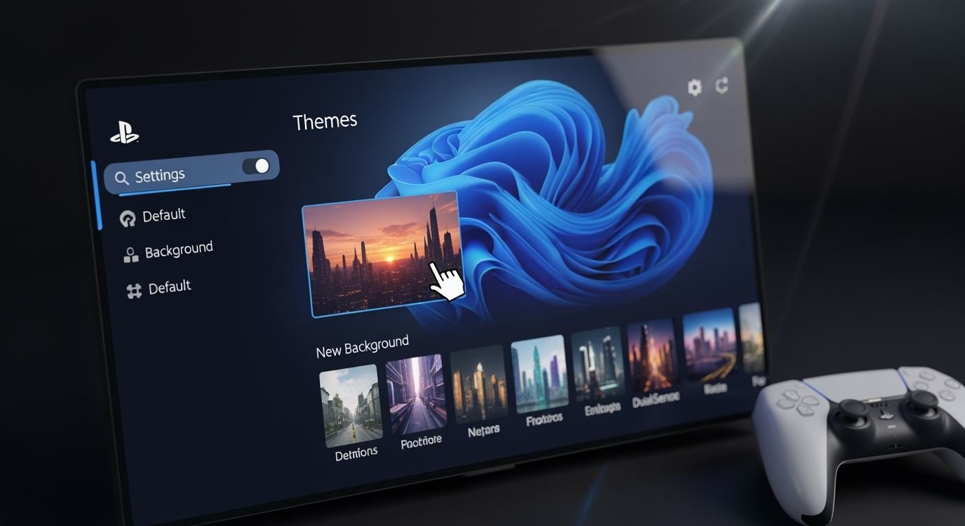 How to change ps background image