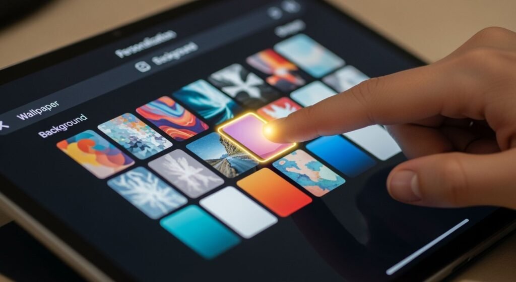How to change screen background on image