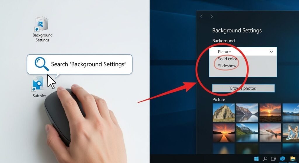 How to change screen background on image 2