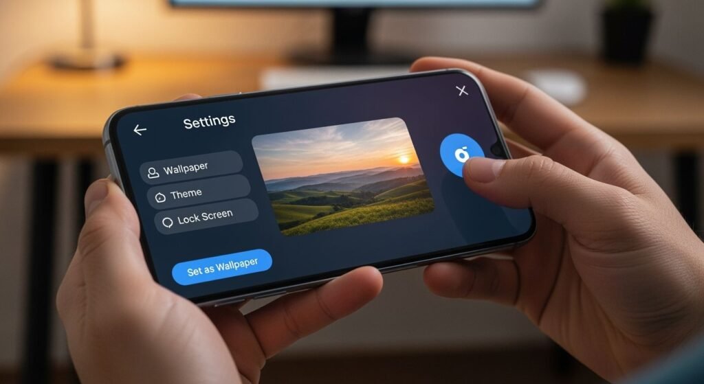 How to change screen background on image 4