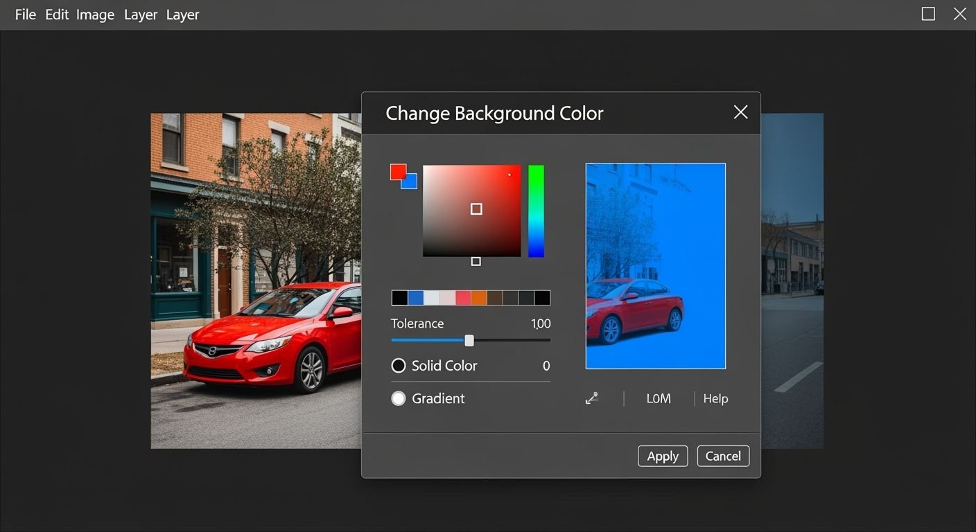 How to change the background color image 3