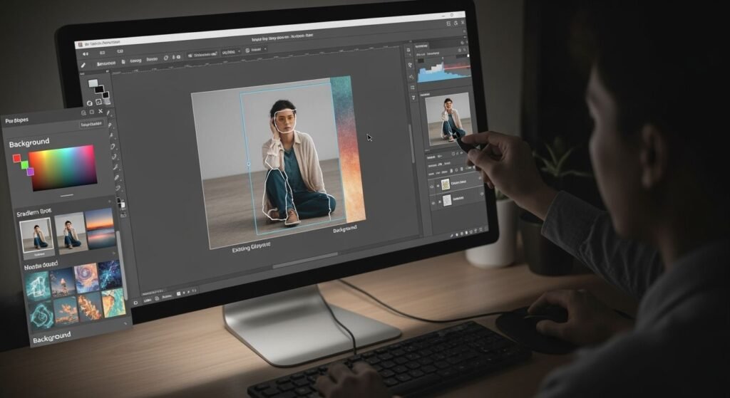 How to change the background on image 8