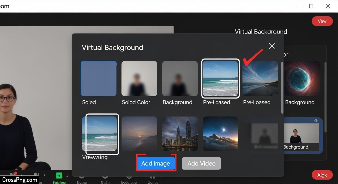 How to change zoom background image 2