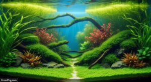 How to draw fish tank background image