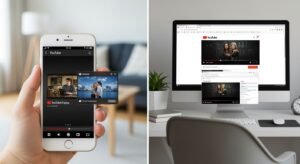 How to keep youtube playing in image