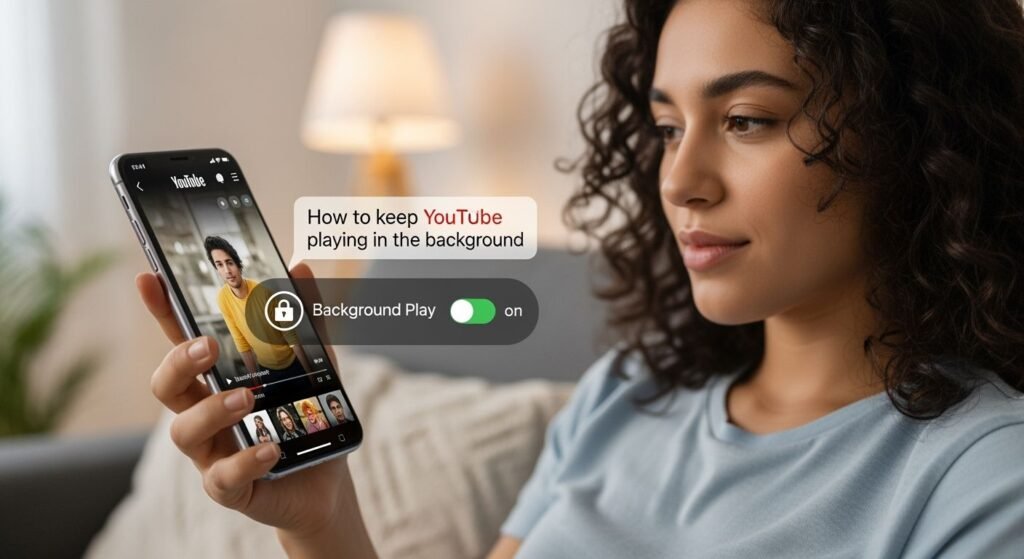 How to keep youtube playing in image 4