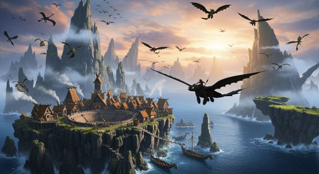 How to train your dragon background image 3