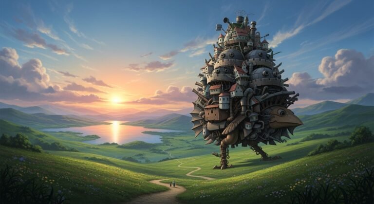 Howls moving castle background image 4