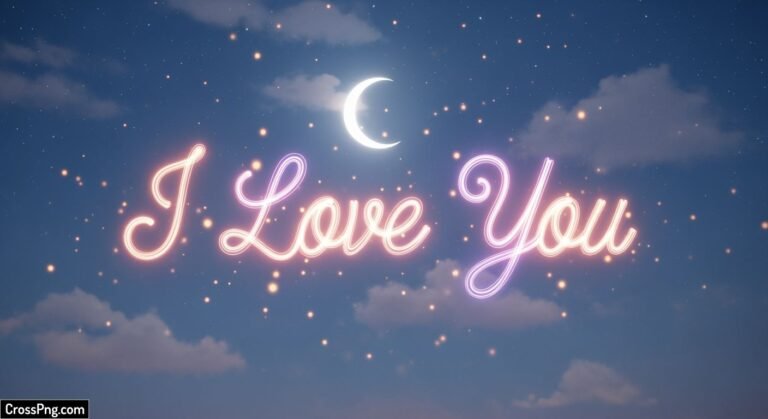 I love you background image