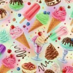 Ice cream background image