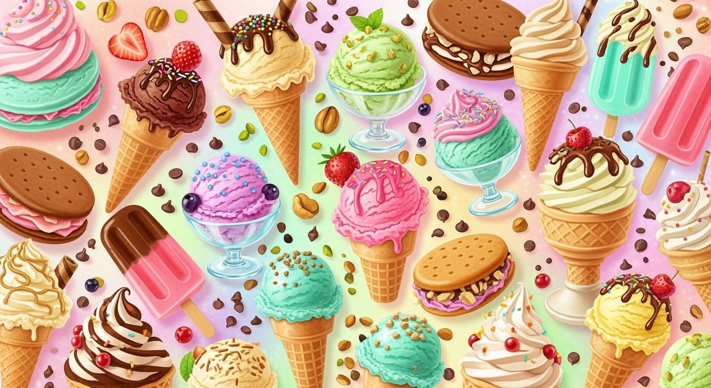 Ice cream background image 2