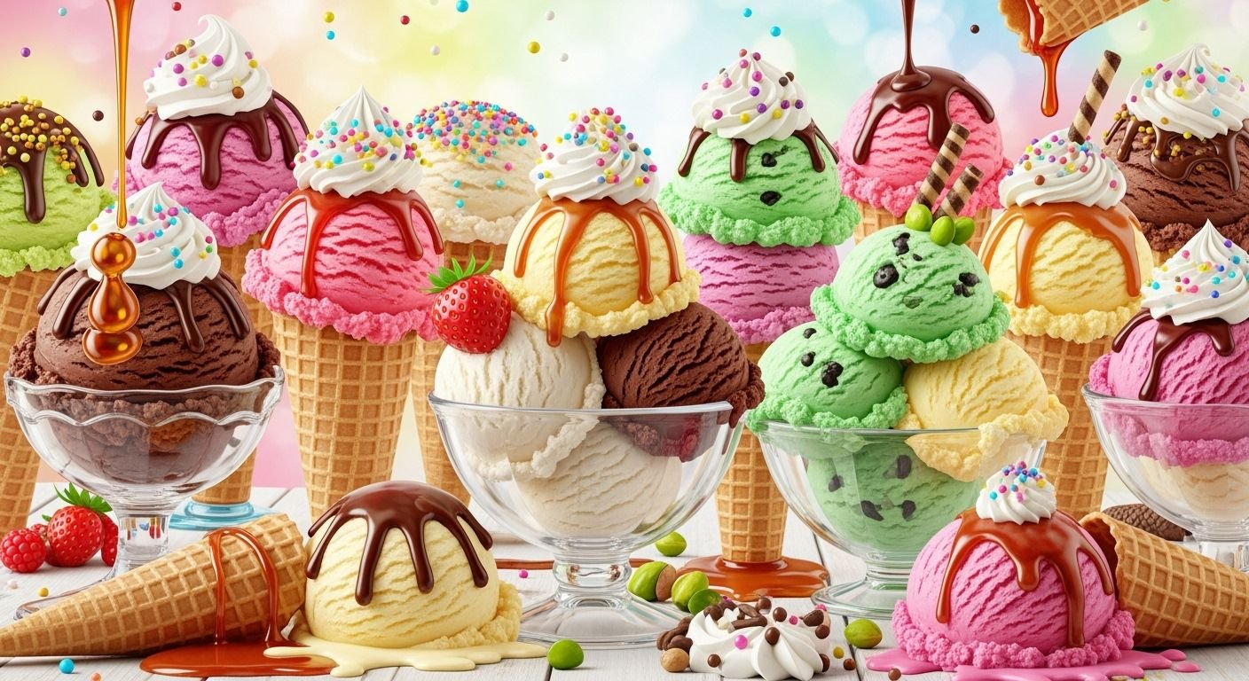 Ice cream background image 3