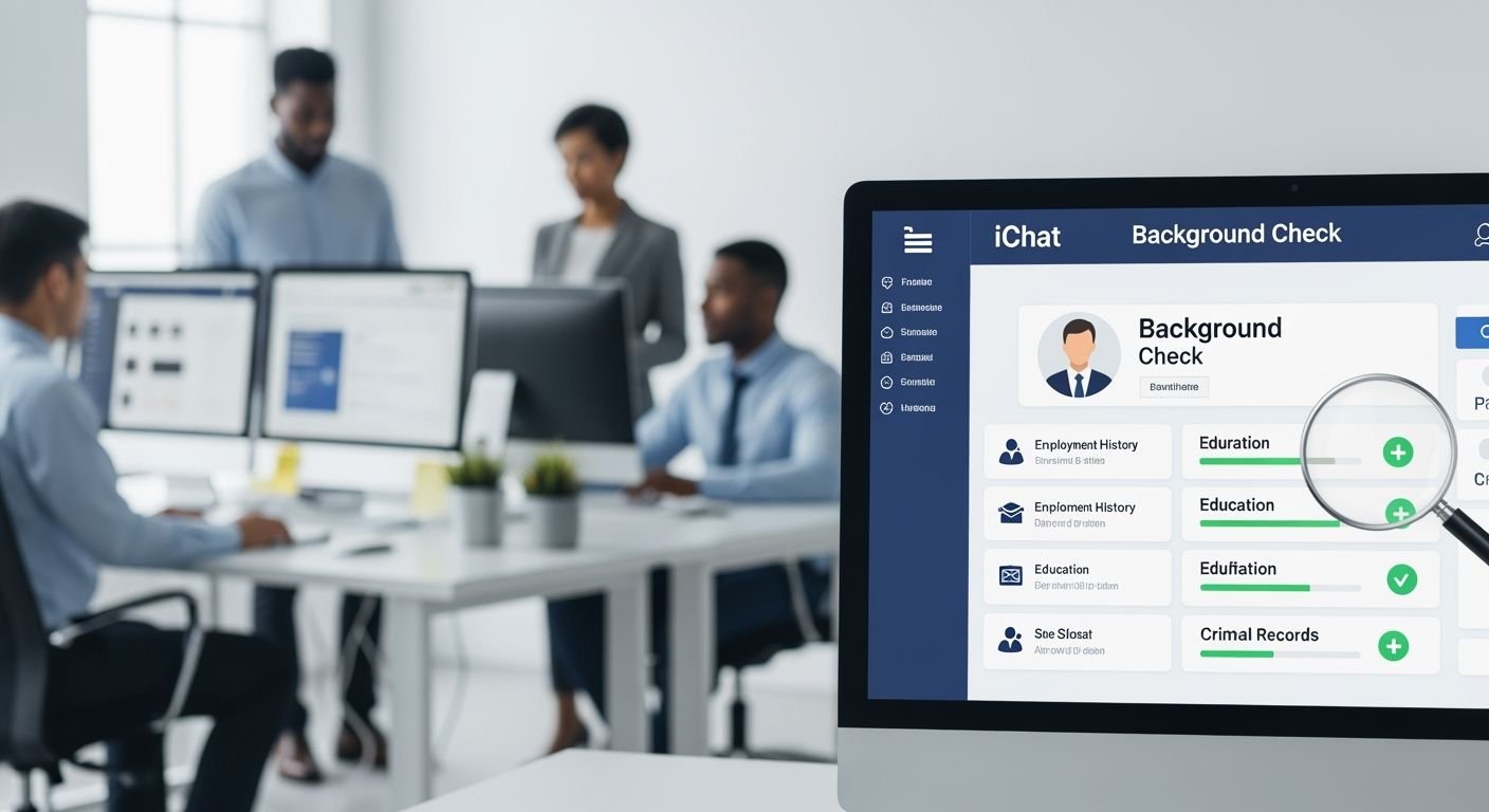 Ichat background check image