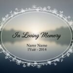 In loving memory background image