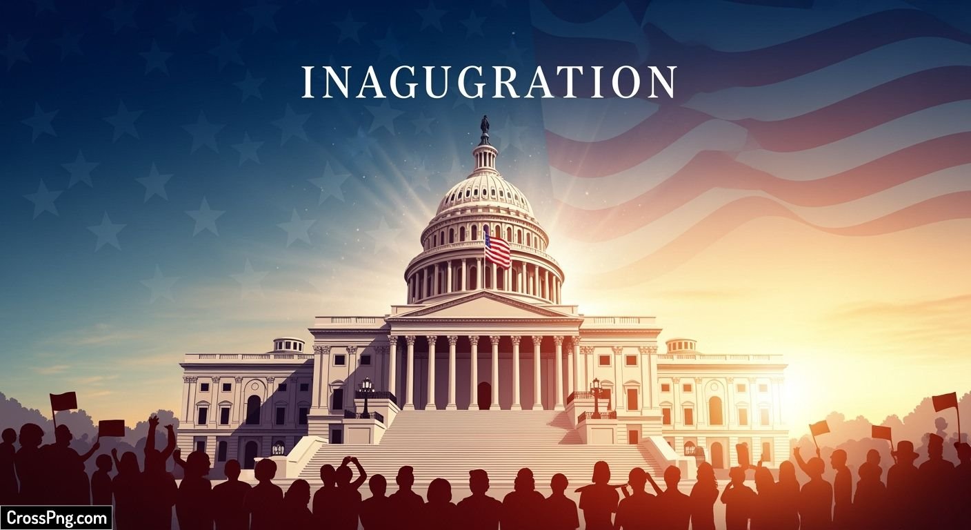 Inauguration poster background image