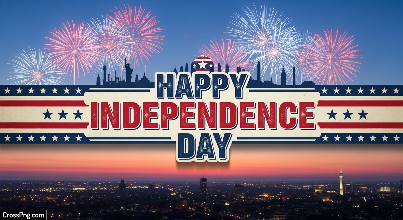 Independence day banner background image