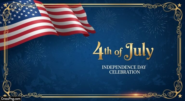 Independence day invitation card background image 3