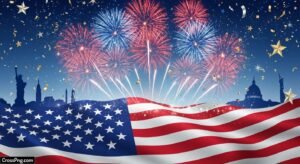 Independence day poster background image