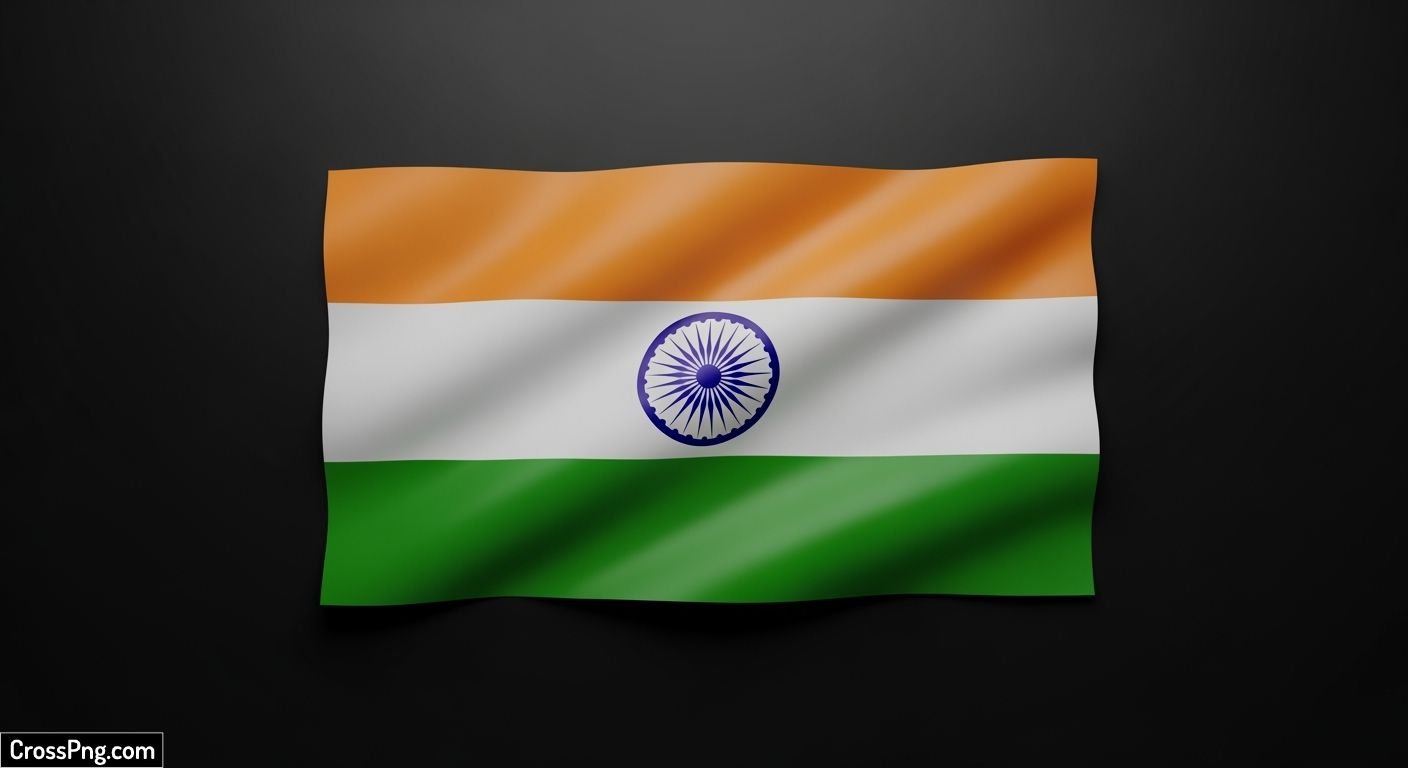Indian flag black background image 2