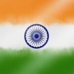 Indian flag colours background image