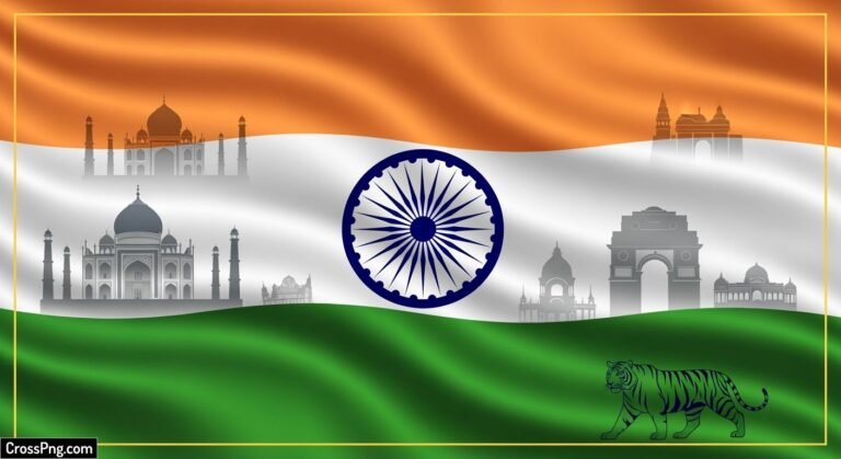Indian flag poster background image