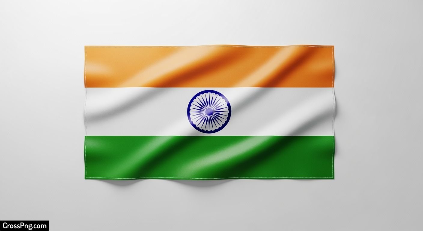 Indian flag white background image 2