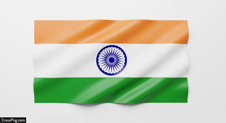 Indian flag white background image 3