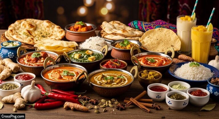 Indian food background image