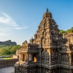 Indian temple background image
