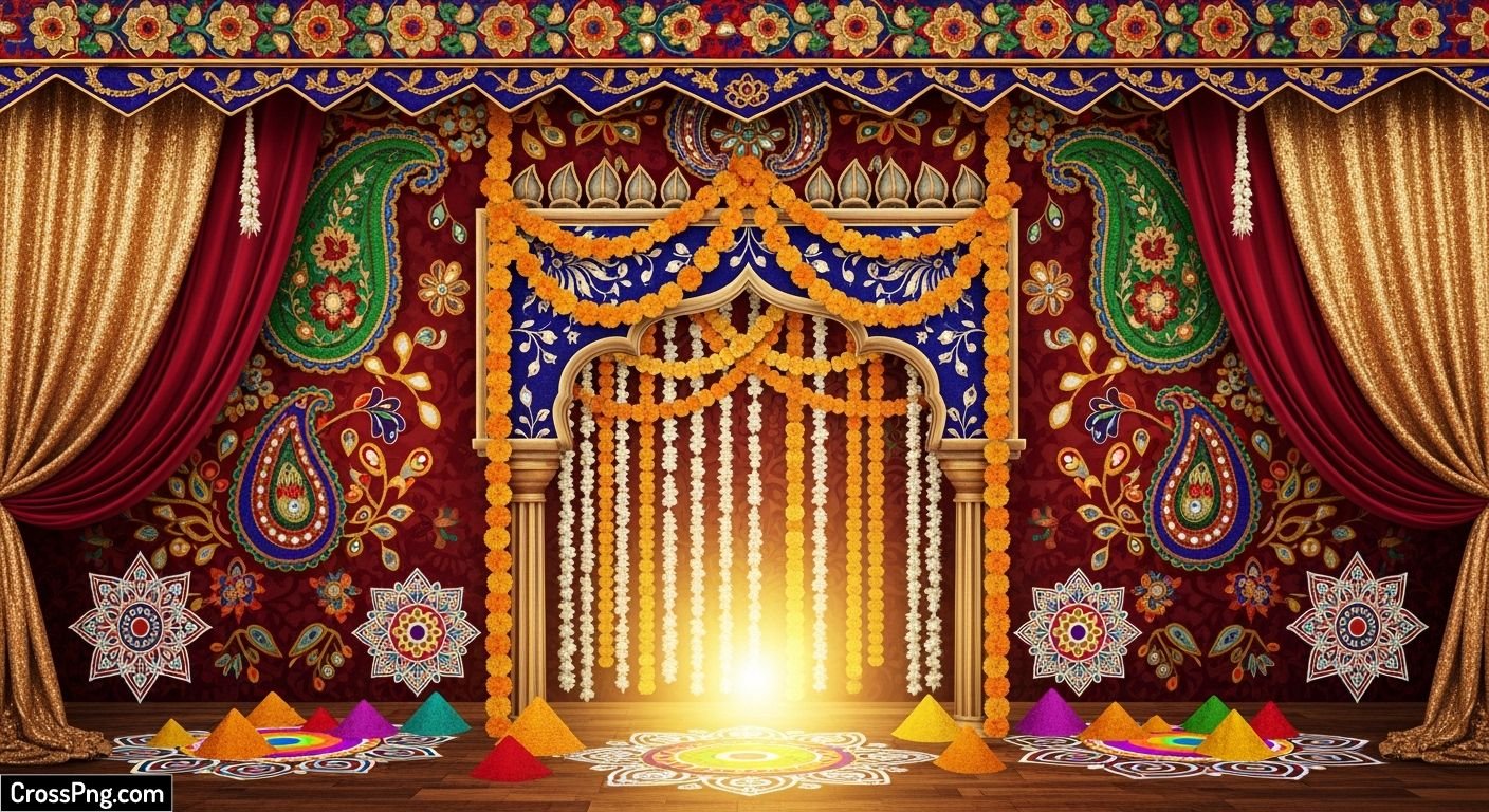 Indian traditional background image