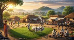 Indian village background image