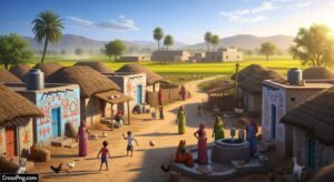 Indian village background image 3
