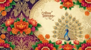 Indian wedding card background image