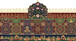 Indian wedding card background image