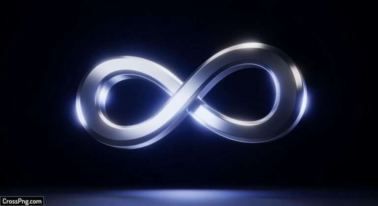 Infinity symbol black background image