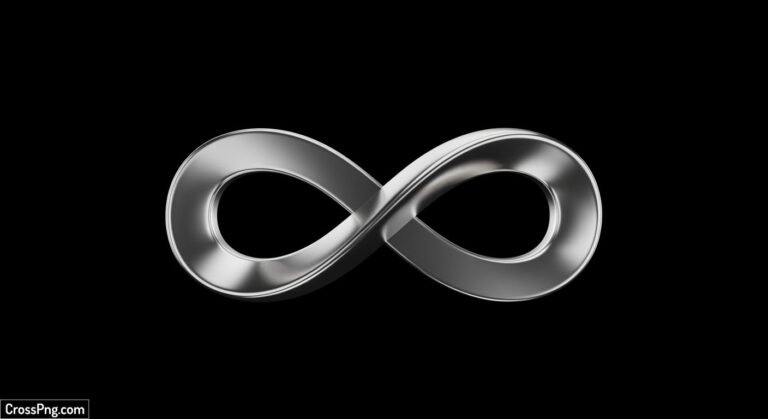 Infinity symbol black background image