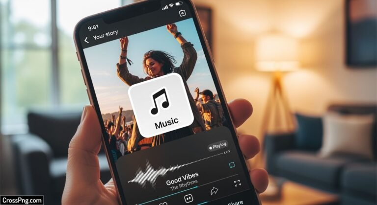 Instagram background music image