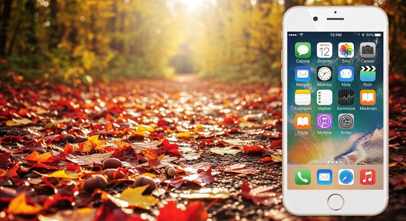 Iphone background fall image 2