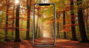 Iphone background fall image 3