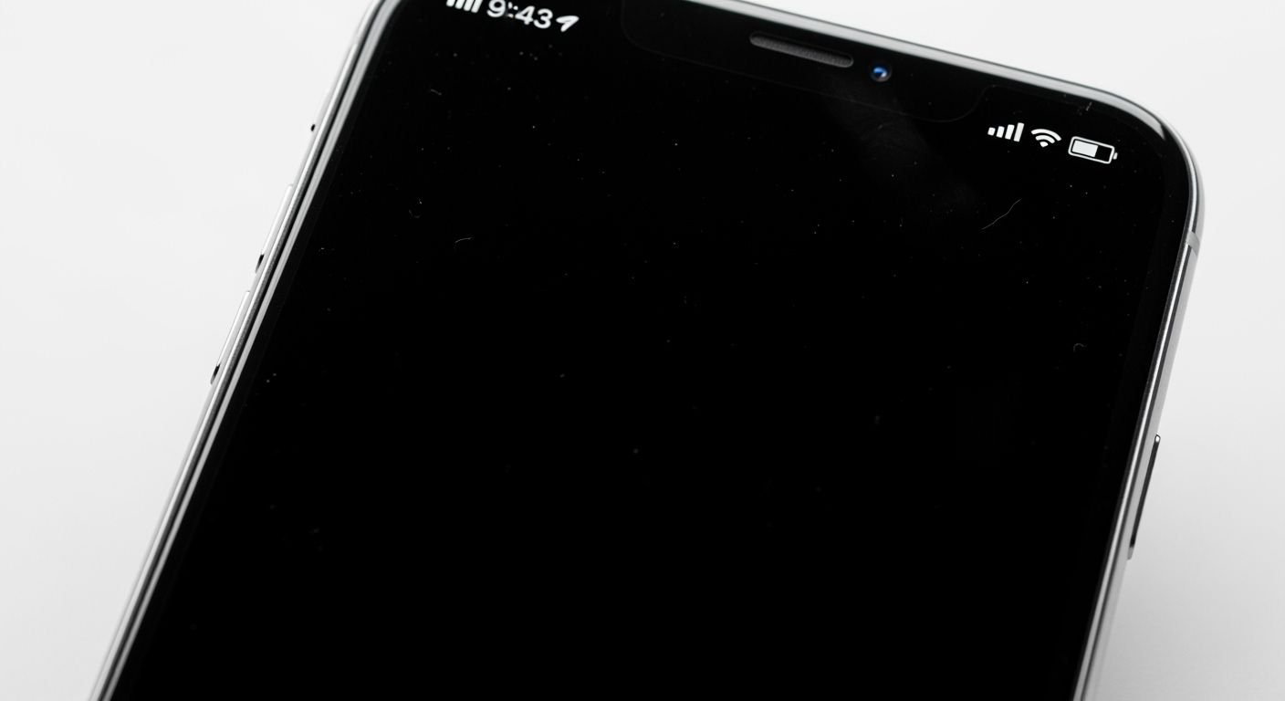 Iphone background is black image 2