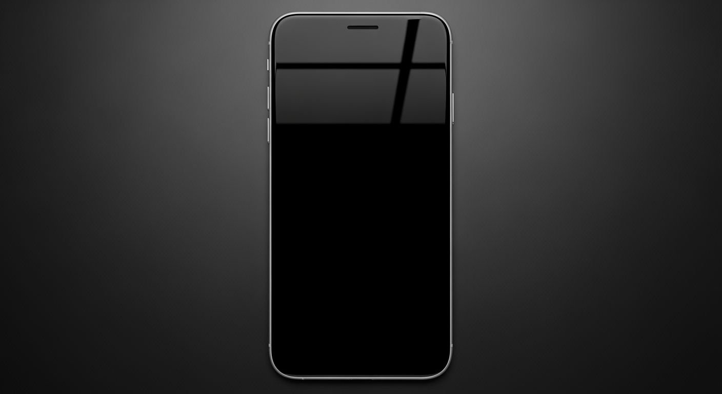 Iphone background is black image