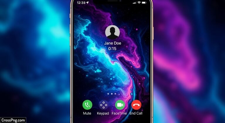 Iphone call background image