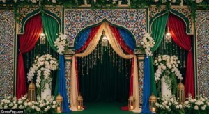 Islamic wedding background image