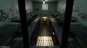 Jail background for editing image