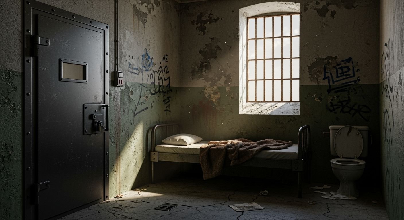 Jail cell background image 4