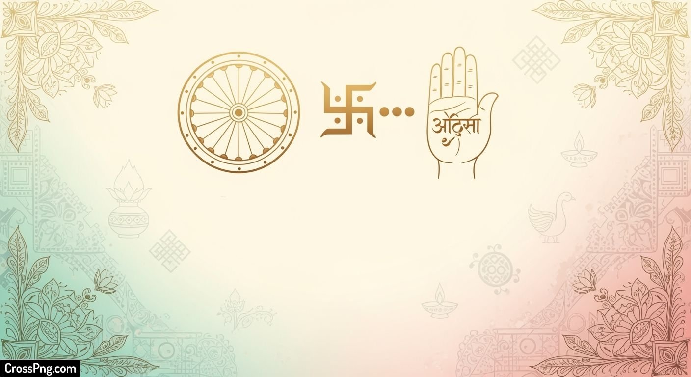 Jain invitation card background image